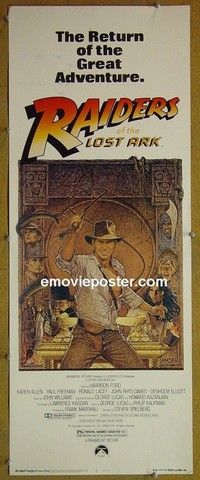 R281 RAIDERS OF THE LOST ARK insert R82 Harrison Ford