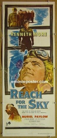 R284 REACH FOR THE SKY insert '57 Kenneth More