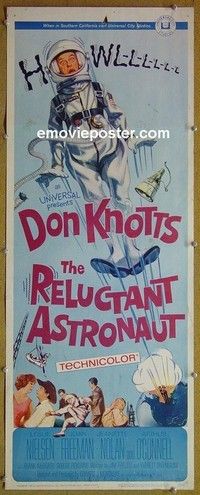 R287 RELUCTANT ASTRONAUT insert '67 Don Knotts