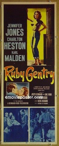 R297 RUBY GENTRY insert '53 Jennifer Jones, Heston