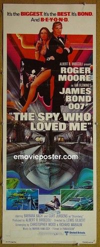 R323 SPY WHO LOVED ME insert '77 Moore as Bond