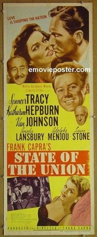 R326 STATE OF THE UNION insert '48 Tracy, Hepburn