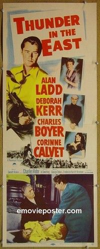 R342 THUNDER IN THE EAST insert '53 Alan Ladd