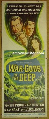 R370 WAR-GODS OF THE DEEP insert '65 AIP, Price