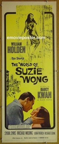 R386 WORLD OF SUZIE WONG insert '60 William Holden