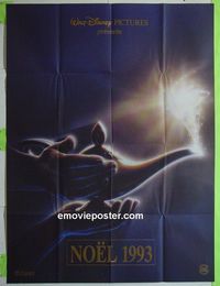 T028 ALADDIN  French one-panel movie poster '92 Walt Disney