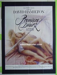 T048 FIRST DESIRES French one-panel movie poster '83 very young sexy girls!