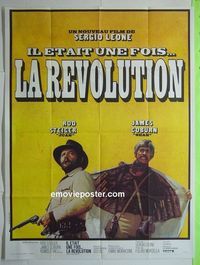 T050 FISTFUL OF DYNAMITE French one-panel movie poster '72 Sergio Leone