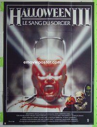T061 HALLOWEEN 3 French one-panel movie poster '82 horror, Tom Atkins