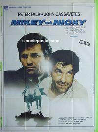 T078 MIKEY & NICKY French one-panel movie poster '76 Falk, Cassavetes