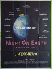 T081 NIGHT ON EARTH French one-panel movie poster '92 Jim Jarmusch