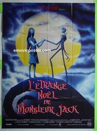 T082 NIGHTMARE BEFORE CHRISTMAS French one-panel movie poster '93 Burton