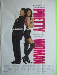 T088 PRETTY WOMAN French one-panel movie poster '90 Julia Roberts