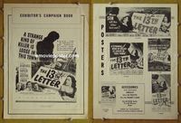 U007 13th LETTER movie pressbook '51 Otto Preminger