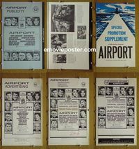 U036 AIRPORT movie pressbook '70 Burt Lancaster, Martin