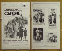 U103 CAPONE  movie pressbook '75 Ben Gazzara, Guardino