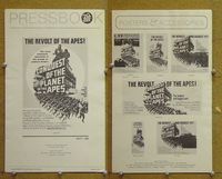 U123 CONQUEST OF THE PLANET OF THE APES movie pressbook '72