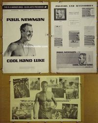 U124 COOL HAND LUKE movie pressbook '67 Paul Newman classic!