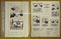 U133 DARING GAME movie pressbook '68 Lloyd Bridges, sky-diving!