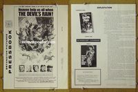 U156 DEVIL'S RAIN movie pressbook '75 Ernest Borgnine, Shatner