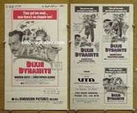 U169 DIXIE DYNAMITE movie pressbook '76 Warren Oates, George