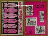 U176 DR GOLDFOOT & THE GIRL BOMBS movie pressbook 66 AIP