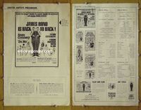 U177 DR NO/FROM RUSSIA WITH LOVE movie pressbook '65 James Bond