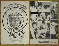 U190 EROTIC CIRCUS movie pressbook '69 psycho house orgy!