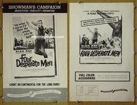 U022 4 DESPERATE MEN movie pressbook '59 prisoners escape!