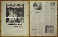 U224 GAME IS OVER movie pressbook '67 Jane Fonda