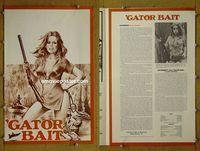 U229 GATOR BAIT movie pressbook '74 half animal, all woman!