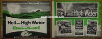 U274 HELL & HIGH WATER  movie pressbook '54 Sam Fuller