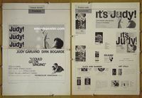 U305 I COULD GO ON SINGING movie pressbook '63 Judy Garland