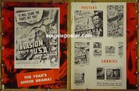U319 INVASION USA  movie pressbook '52 Peggie Castle