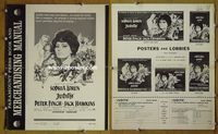 U334 JUDITH movie pressbook '66 Sophia Loren, Peter Finch