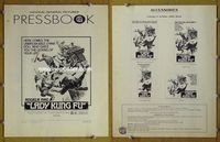 U356 LADY KUNG FU movie pressbook '73 martial arts!