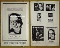 U357 LADY OF MONZA movie pressbook '69 her other love is God!