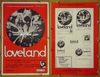 U405 LOVELAND movie pressbook '73
