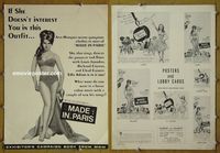 U410 MADE IN PARIS movie pressbook '66 Ann-Margret