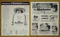 U448 MATCHMAKER movie pressbook '58 Shirley Booth, Shirley MacLaine