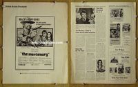 U457 MERCENARY movie pressbook '69 Jack Palance, Franco Nero