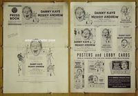 U458 MERRY ANDREW movie pressbook '58 Danny Kaye, Pier Angeli