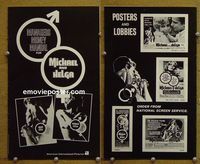 U459 MICHAEL & HELGA movie pressbook '68 AIP sexploitation!