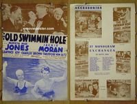 U523 OLD SWIMMIN' HOLE  movie pressbook '40 Marcia Jones, Moran
