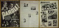 U542 PAROLE movie pressbook '36 Ann Preston, Lew Landers