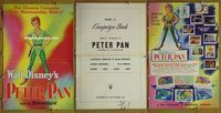 U552 PETER PAN  movie pressbook '53 Walt Disney classic!