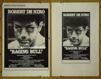 U584 RAGING BULL movie pressbook '80 Robert De Niro, Pesci