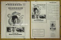 U600 RETURN OF THE DRAGON movie pressbook '74 Bruce Lee classic!