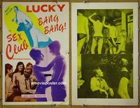 U628 SEX CLUB INTERNATIONAL movie pressbook '67 Lucky Bang Bang!