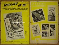 U631 SHACK OUT ON 101 movie pressbook '56 Terry Moore, Marvin